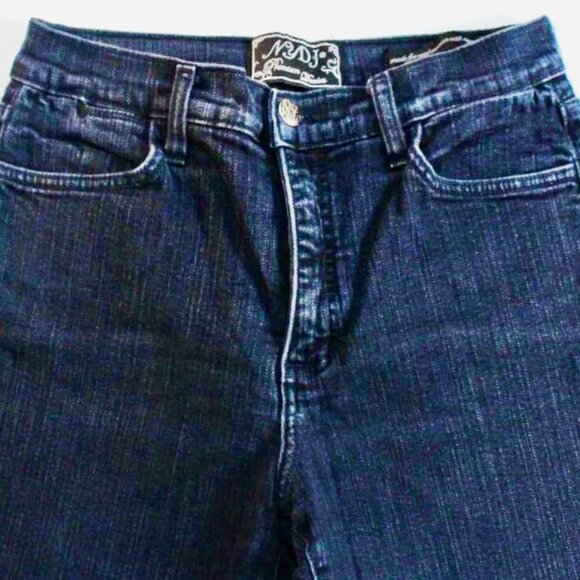 NYDJ Jeans Lift Tuck Mid-Rise Straight Leg Dark Wash Jeans Wms Sz 6/ 28"x29" EUC - Picture 4 of 8